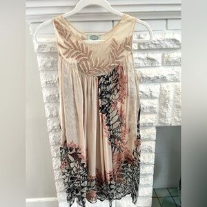 Sheer, Beaded, knee length dress